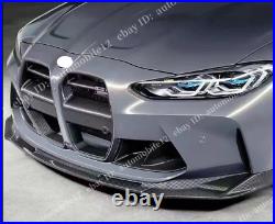 Dry Carbon Fiber Front Bumper Air Vent Splitter For BMW G80 G82 G83 M3 M4 2021