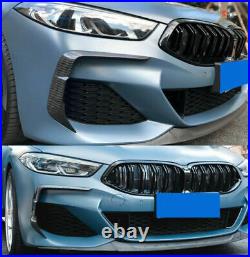 Dry Carbon Fiber Front Bumper Canards Splitter For BMW 8 Series G14 G15 G16 20+