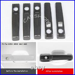 Dry Real Carbon Fiber Door Handle Cover For Benz G55 G63 G65 G500 G Wagon W463