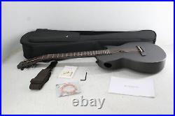 Enya Nova Go Carbon Fiber Acoustic Guitar Beginner Adult Travel Starter Black