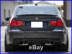 FIT FOR BMW E90 323i 325i 335i 328i or M3 4-DOOR Sedan CARBON FIBER REAR SPOILER