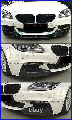 FOR 2012-17 BMW F12 F13 640i 650i M SPORT CARBON FIBER FRONT BUMPER SPLITTERS