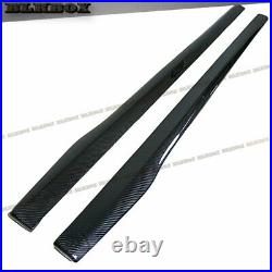 FRP Carbon Fiber Two Side Skirt Lip For 14-18 BMW F06 Gran-Coupe Stock M6 Bumper
