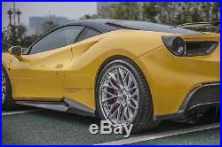 Ferrari 488 Carbon Fiber Body Kit Front LIP SideSkirt Spoiler Diffuser SpyderGTB