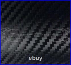 Fit2014-2018 Chevy Silverado/Sierra 4Dr 4Pc Pillar Post Trim Carbon Fiber Black