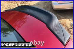Fit For Mazda 3 2019-2022 Dry Carbon Fiber Rear Spoiler Tail Trunk Lip Wing Bar