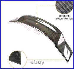 Fit For Mazda 3 2019-2022 Dry Carbon Fiber Rear Spoiler Tail Trunk Lip Wing Bar