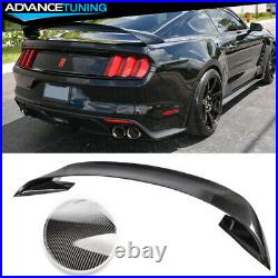 Fits 15-21 Ford Mustang GT350 GT350R Trunk Spoiler Wing Carbon Fiber CF