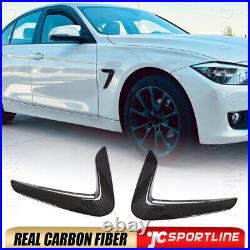 Fits BMW 4 Series F32 F33 F36 14-19 REAL Carbon Fiber Side Fender Air Vent Cover