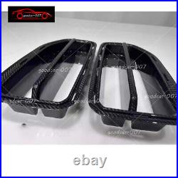 Fits For BWM M2 G87 2022 2023 Real Carbon Fiber Front Upper Grille Bumper Cover