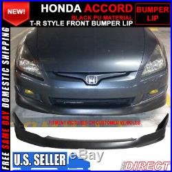 For 03-05 Honda Accord 4Dr Sedan HFP Style Front Bumper Lip + Splitter