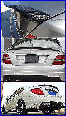 For 08-2014 Mercedes Benz W204 C63 Amg Carbon Fiber Extended Trunk Spoiler Wing