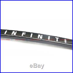 For 14-17 Infiniti Q50 Q50S Carbon Fiber Back Trunk Trim Body Kit Mounting Cover