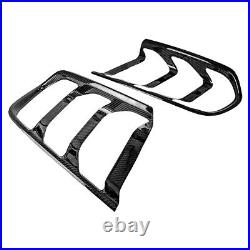 For 15-17 Mustang Real Carbon Fiber Tail Light Trim Real Dry Carbon Fiber Gloss