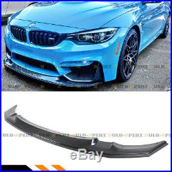 For 15-19 BMW F80 M3 F82 F83 M4 GTS Style Carbon Fiber Front Bumper Lip Splitter