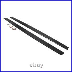 For 15-20 BMW F82 M4 Performance Style CARBON FIBER Side Skirts Panel Extension