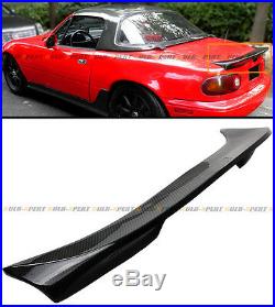 For 1990-1997 Mazda Miata NA JDM Carbon Fiber Extended Big Trunk Spoiler Wing
