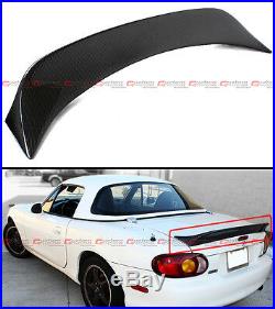 For 1999-05 Mazda Miata NB 2nd Gen Carbon Fiber Extended Big Trunk Spoiler Wing