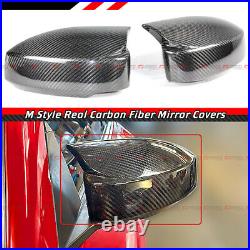 For 2003-09 Nissan 350z Z33 M Style Real Carbon Fiber Side Mirror Cover Cap