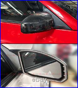 For 2003-09 Nissan 350z Z33 M Style Real Carbon Fiber Side Mirror Cover Cap