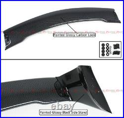 For 2006-11 8th Honda CIVIC 2dr Mug Rr Style Carbon Look MID Wing Trunk Spoiler