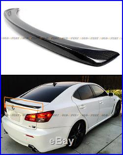For 2006-2013 Lexus Is 250/350/ Isf F Style Real Carbon Fiber Rear Trunk Spoiler
