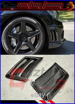 For 2008-2011 MB C63 6.3l Amg Carbon Fiber Front Bumper Side Vent Cover Insert
