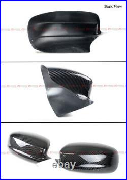 For 2011-21 Dodge Charger Add-on Real Carbon Fiber Side Mirror Cover Cap Overlay