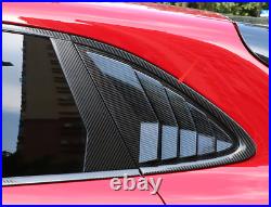 For 2014-2022 Porsche Macan ABS Carbon Fiber Side Vent Window Scoop Louver Trim