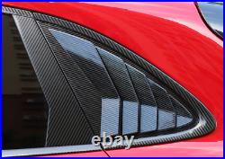 For 2014-2022 Porsche Macan ABS Carbon Fiber Side Vent Window Scoop Louver Trim