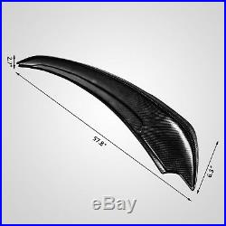 For 2015-17 Ford Mustang GT350 Track Pack Style Carbon Fiber Trunk Spoiler Wing
