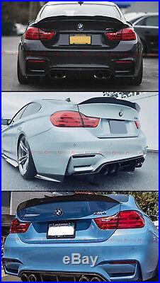 For 2015-19 Bmw F82 M4 Psm Style High Kick Carbon Fiber Trunk LID Spoiler Wing