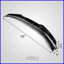 For 2015 2019 Ford Mustang Trunk Lid Spoiler Wing GT Style Real Carbon Fiber