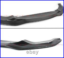 For 2015-2020 Bmw M3 M4 Psm Style Carbon Fiber Front Bumper Lip + Side Splitters