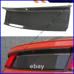 For 2015-2020 Ford Mustang Carbon Fiber Trunk Panel Decklid Trim Cover Overlay