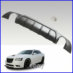 For 2015-2021 Chrysler 300C SRT Rear Bumper Diffuser Lip Splitter Carbon Fiber