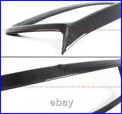 For 2017-2022 Infiniti Q60 Carbon Fiber Front Grill Outline Trim Cover Overlay