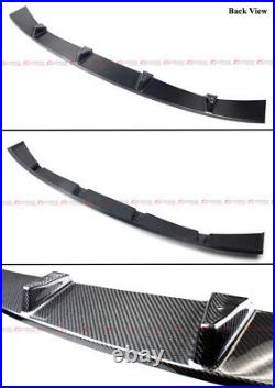For 2021-2022 BMW G80 M3 G82 M4 MH Style Real Carbon Fiber Front Bumper Lip Kit