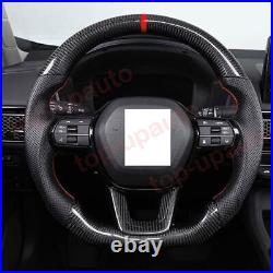 For 2023+ Acura Integra real Carbon Fiber Steering Wheel Modification replace