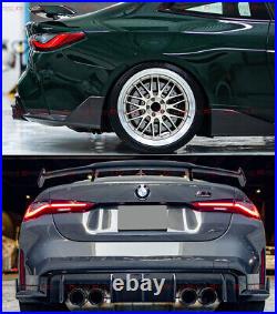 For 21-23 BMW G82 G83 M4 Performance Style Carbon Fiber Rear Bumper Extension
