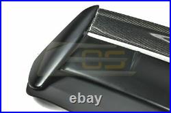 For 96-00 Honda Civic Hatch SEEKER V2 Style CARBON FIBER Rear Roof Wing Spoiler