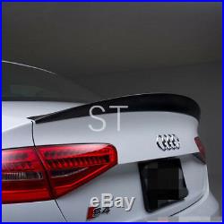 For Audi S4 B8.5 Sedan 2013-2016 Carbon Fiber Trunk Spoiler Wing HK Style