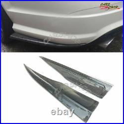 For BENZ W204 C350 C63 AMG 12-14 Real Carbon Fiber Rear Bumper Splitter Lip