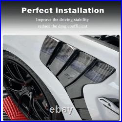 For BMW F87 M2 M2C 16-21 Carbon Fiber Side Door Fender Vents Blade Panels Cover