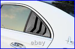 For Benz A-Class 2019-22 Louver Shutter ABS Carbon Fiber Cover Trim Side Window
