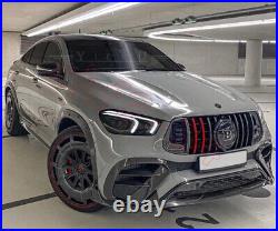 For Benz GLE-Class Coupe 20-2022 Dry Carbon Fiber Fog Lamp Grill Air Vent Cover