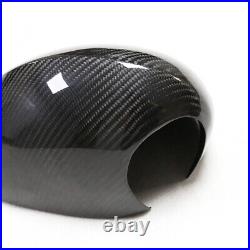 For Dodge Challenger 2009-2022 Real Carbon Fiber Side Mirror Cover Cap Add On