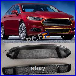 For Ford Fusion 2013-2016 Carbon Fiber Mustang style Front Kidney Grille Grill
