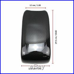 For Honda Civic 2016-2019 Armrest Box Cover Center Console Carbon Fiber Pattern