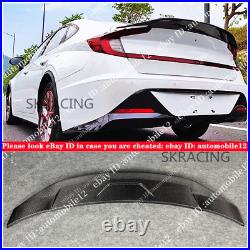For Hyundai Sonata 2020-2022 Real Carbon Fiber Rear Tail Trunk Spoiler Wing Lip